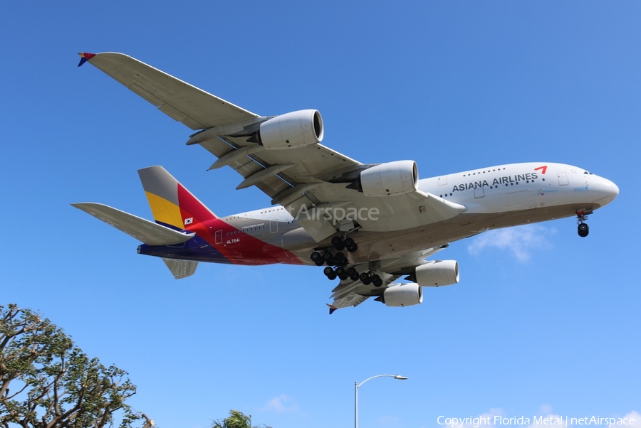 Asiana Airlines Airbus A380-841 (HL7641) | Photo 290570