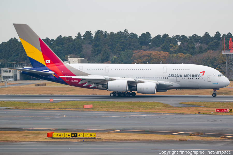 Asiana Airlines Airbus A380-841 (HL7641) | Photo 602014
