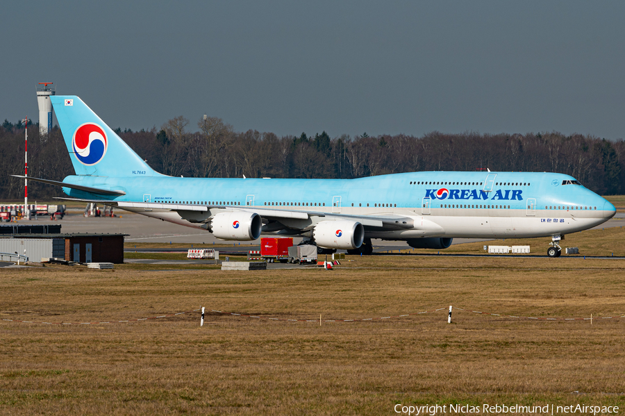 Korean Air Boeing 747-8B5 (HL7643) | Photo 434450