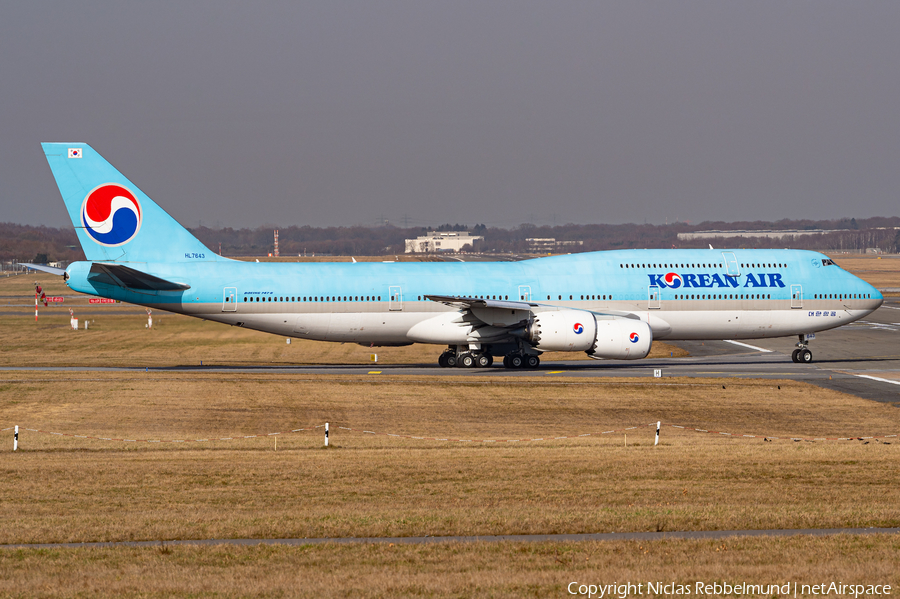 Korean Air Boeing 747-8B5 (HL7643) | Photo 434451