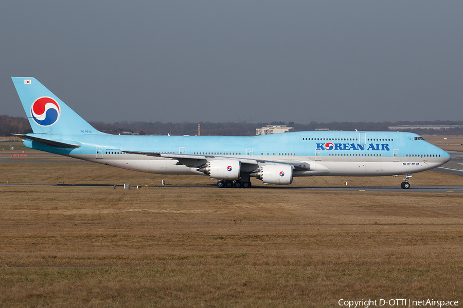 Korean Air Boeing 747-8B5 (HL7643) | Photo 434484