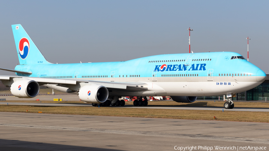 Korean Air Boeing 747-8B5 (HL7643) | Photo 434544