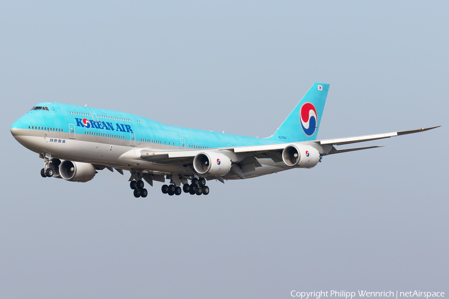 Korean Air Boeing 747-8B5 (HL7643) | Photo 434548