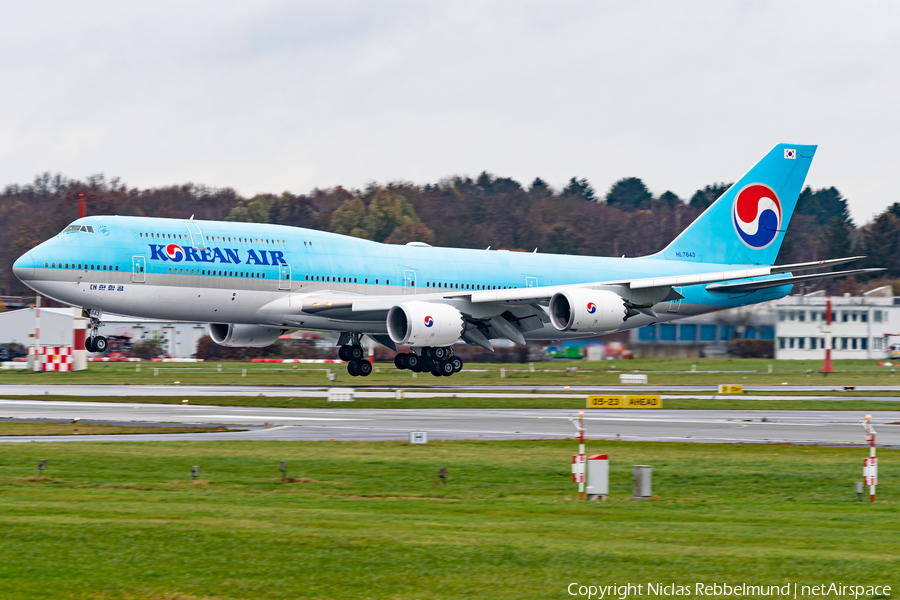 Korean Air Boeing 747-8B5 (HL7643) | Photo 481607