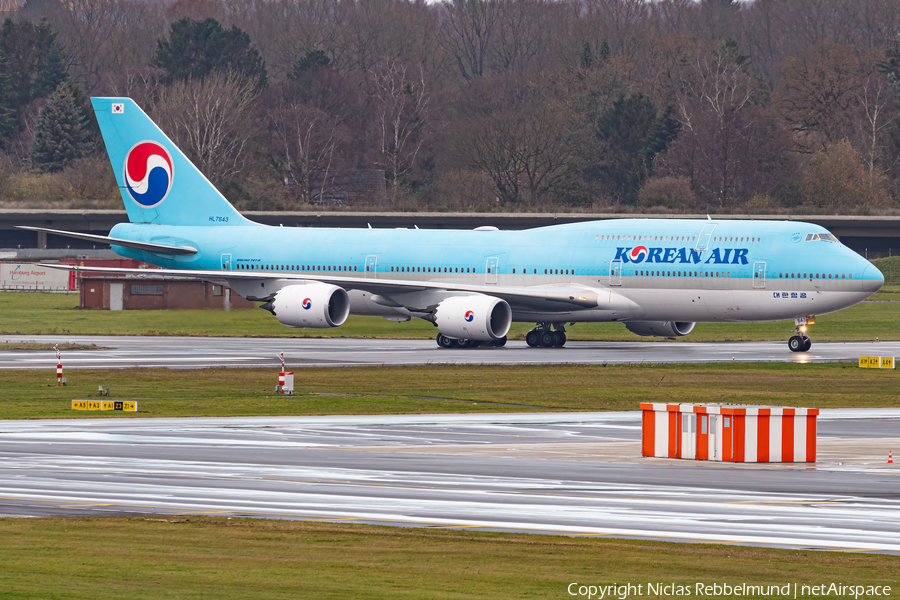 Korean Air Boeing 747-8B5 (HL7643) | Photo 482283