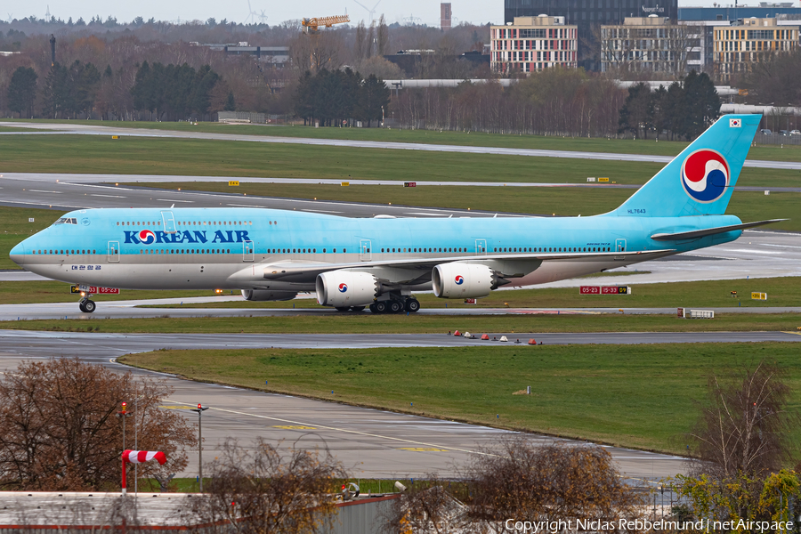 Korean Air Boeing 747-8B5 (HL7643) | Photo 482287