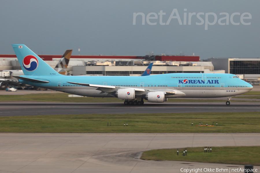 Korean Air Boeing 747-8B5 (HL7644) | Photo 335443