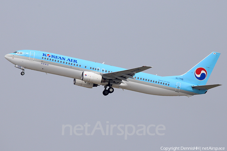 Korean Air Boeing 737-9B5 (HL7705) | Photo 337056