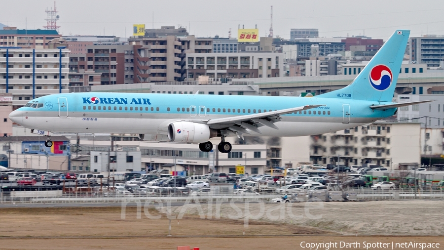 Korean Air Boeing 737-9B5 (HL7708) | Photo 203720