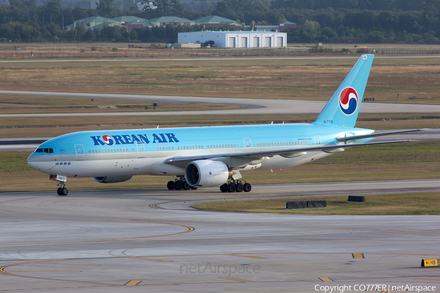 Korean Air Boeing 777-2B5(ER) (HL7715) | Photo 88969
