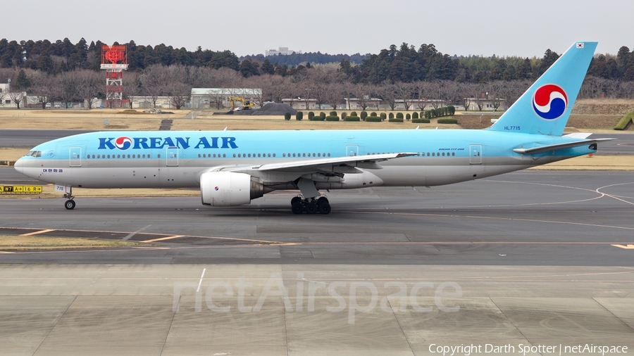 Korean Air Boeing 777-2B5(ER) (HL7715) | Photo 205211