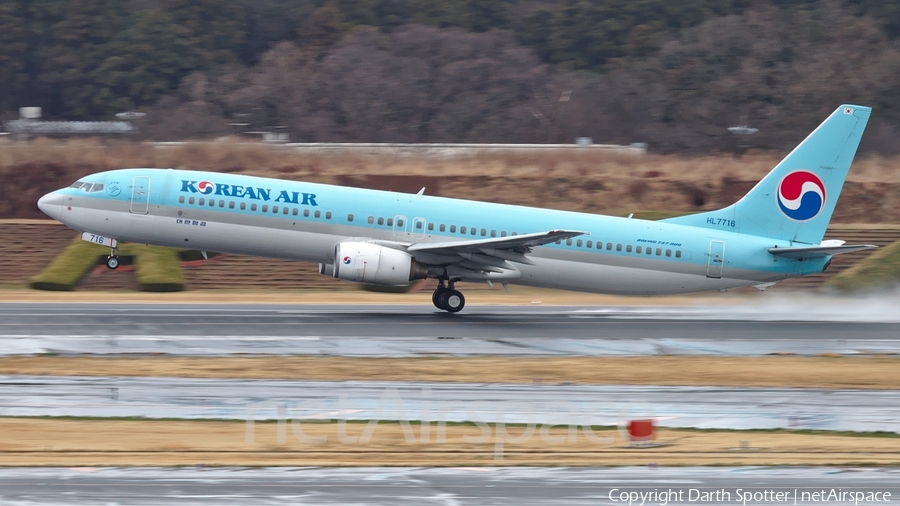 Korean Air Boeing 737-9B5 (HL7716) | Photo 205212