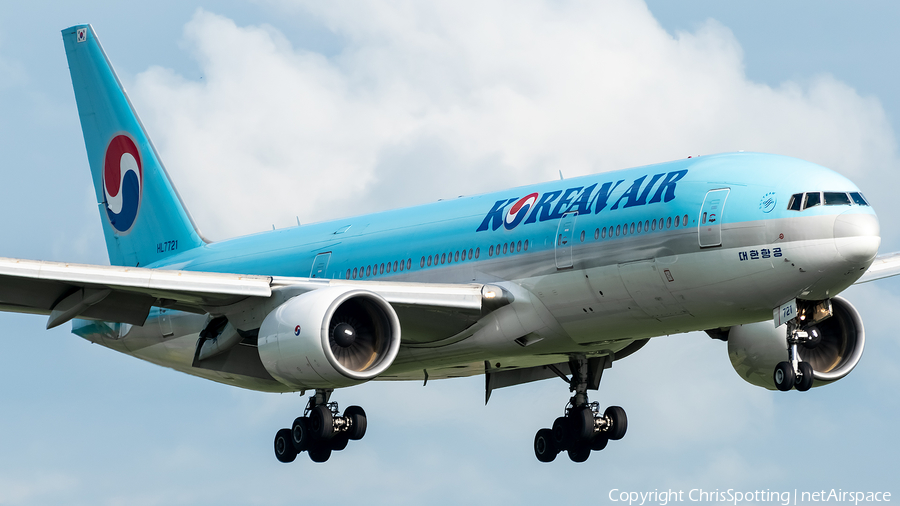 Korean Air Boeing 777-2B5(ER) (HL7721) | Photo 259253