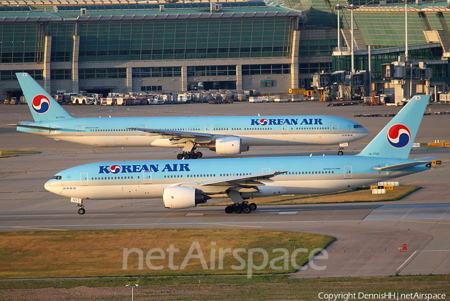 Korean Air Boeing 777-2B5(ER) (HL7721) | Photo 350682