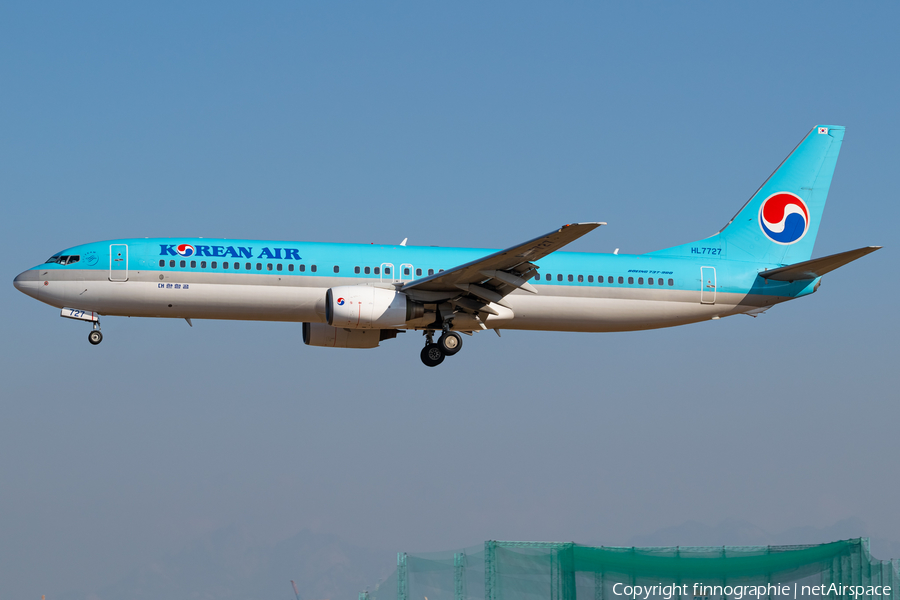 Korean Air Boeing 737-9B5 (HL7727) | Photo 543735