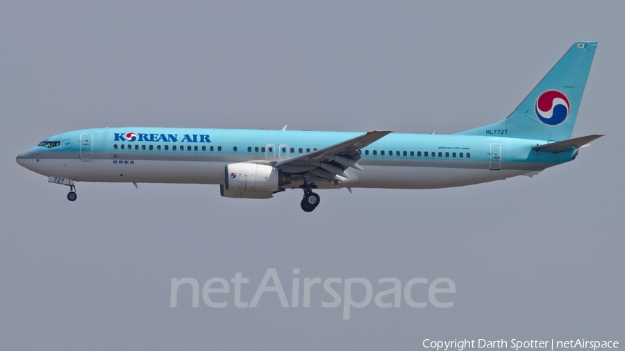 Korean Air Boeing 737-9B5 (HL7727) | Photo 205216