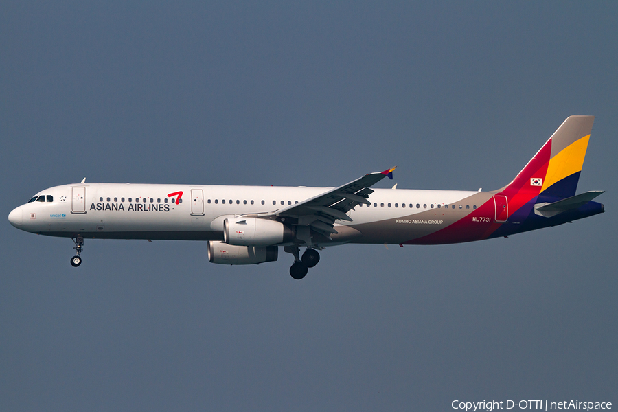 Asiana Airlines Airbus A321-231 (HL7731) | Photo 397429