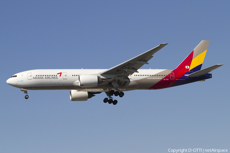 Asiana Airlines Boeing 777-28E(ER) (HL7739) | Photo 336883