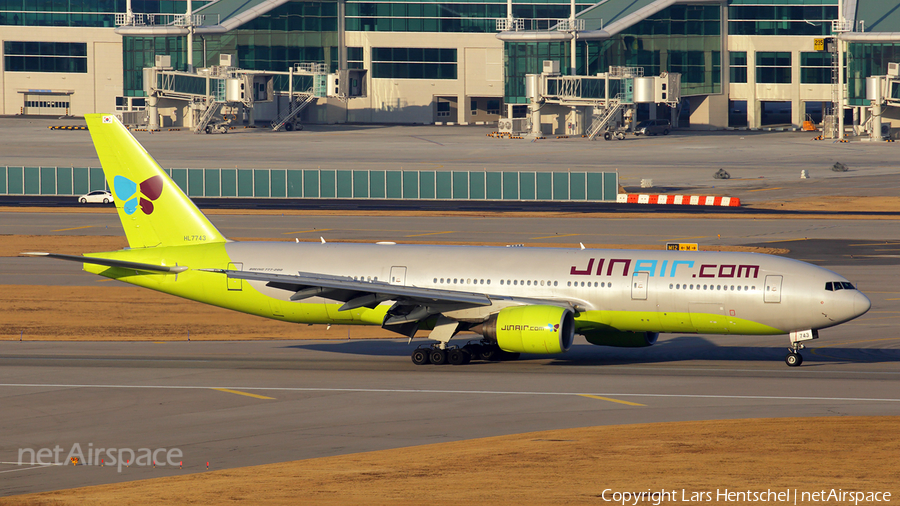 Jin Air Boeing 777-2B5(ER) (HL7743) | Photo 200450