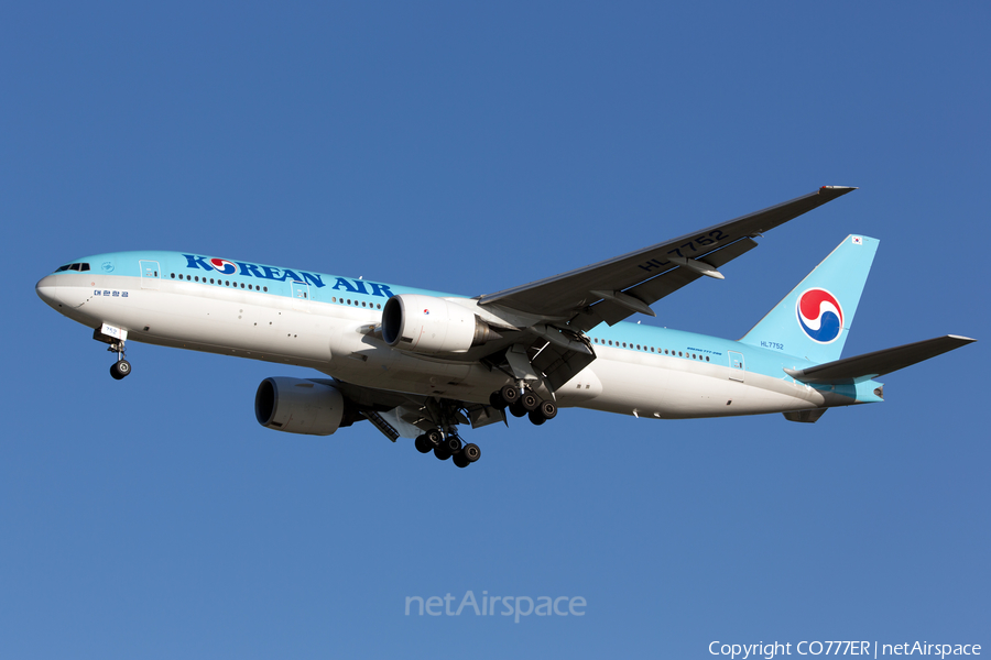 Korean Air Boeing 777-2B5(ER) (HL7752) | Photo 75061