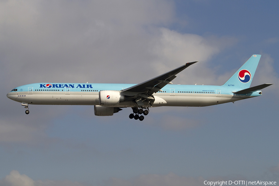 Korean Air Boeing 777-3B5(ER) (HL7783) | Photo 339327