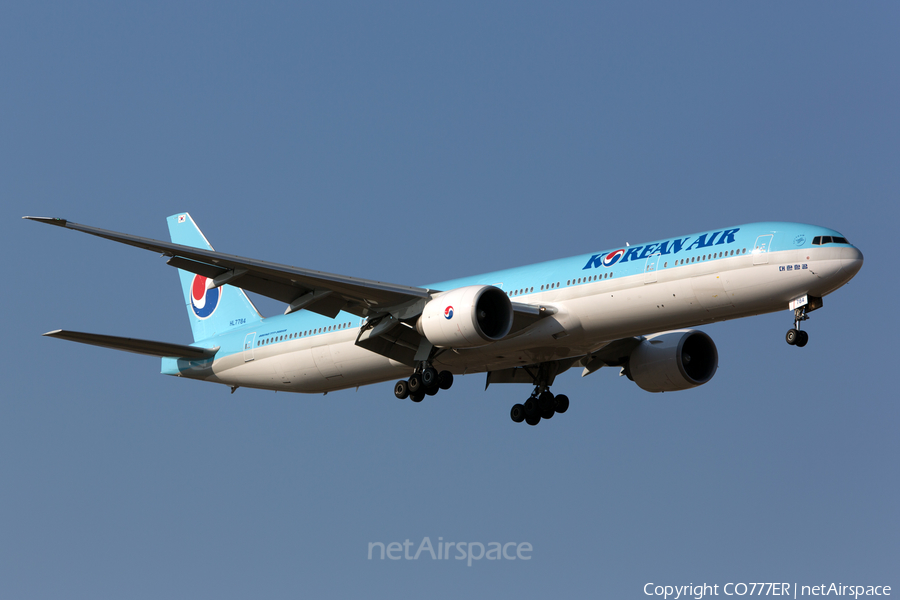 Korean Air Boeing 777-3B5(ER) (HL7784) | Photo 104514