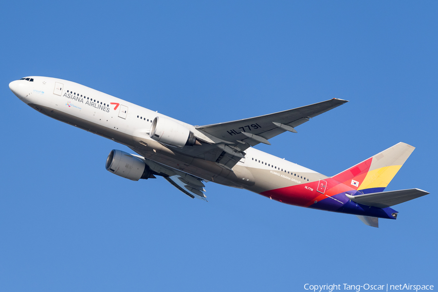 Asiana Airlines Boeing 777-28E(ER) (HL7791) | Photo 560135