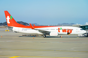 T'Way Air Boeing 737-86N (HL8000) at  Seoul - Incheon International, South Korea