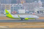 Jin Air Boeing 737-8SH (HL8017) at  Fukuoka, Japan