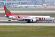 T'Way Air Boeing 737-8GJ (HL8021) at  Seoul - Incheon International, South Korea
