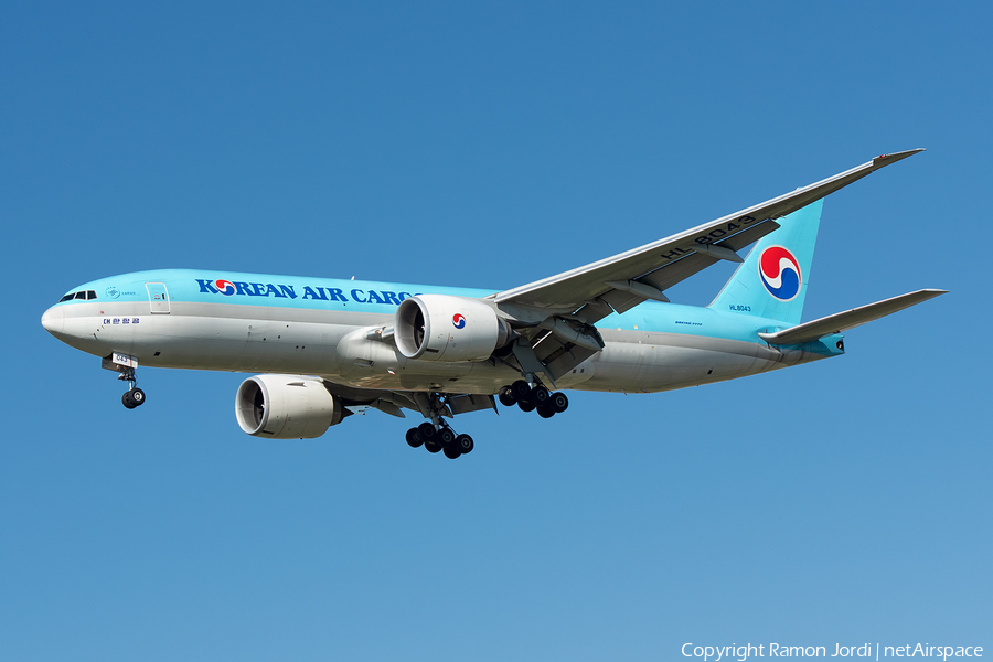 Korean Air Cargo Boeing 777-FB5 (HL8043) | Photo 355205