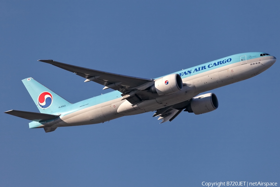 Korean Air Cargo Boeing 777-FB5 (HL8043) | Photo 369120
