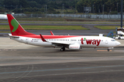 T'Way Air Boeing 737-8BK (HL8047) at  Tokyo - Narita International, Japan