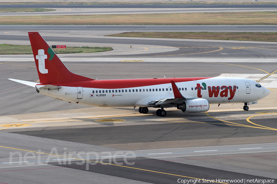 T'Way Air Boeing 737-8AS (HL8069) | Photo 672762