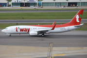 T'Way Air Boeing 737-8AS (HL8070) at  Gimpo - International, South Korea