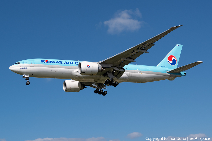 Korean Air Cargo Boeing 777-FEZ (HL8075) | Photo 353141