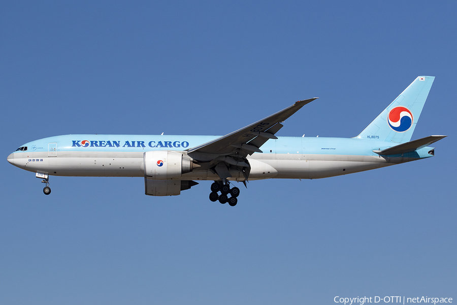 Korean Air Cargo Boeing 777-FEZ (HL8075) | Photo 543104