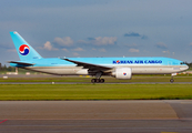 Korean Air Cargo Boeing 777-FEZ (HL8075) at  Oslo - Gardermoen, Norway