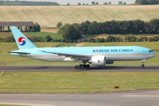 Korean Air Cargo Boeing 777-FEZ (HL8075) at  Vienna - Schwechat, Austria