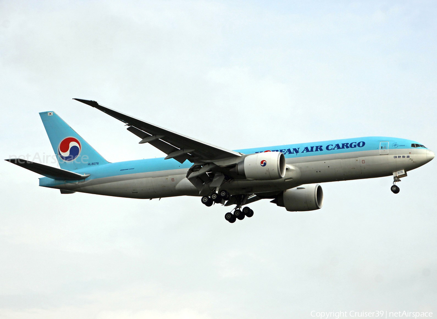 Korean Air Cargo Boeing 777-FEZ (HL8076) | Photo 373427