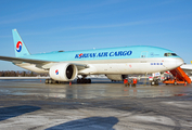 Korean Air Cargo Boeing 777-FEZ (HL8076) at  Oslo - Gardermoen, Norway