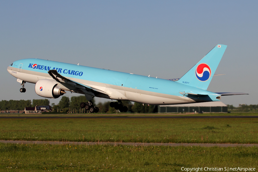 Korean Air Cargo Boeing 777-FB5 (HL8077) | Photo 243698