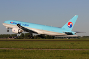 Korean Air Cargo Boeing 777-FB5 (HL8077) at  Amsterdam - Schiphol, Netherlands
