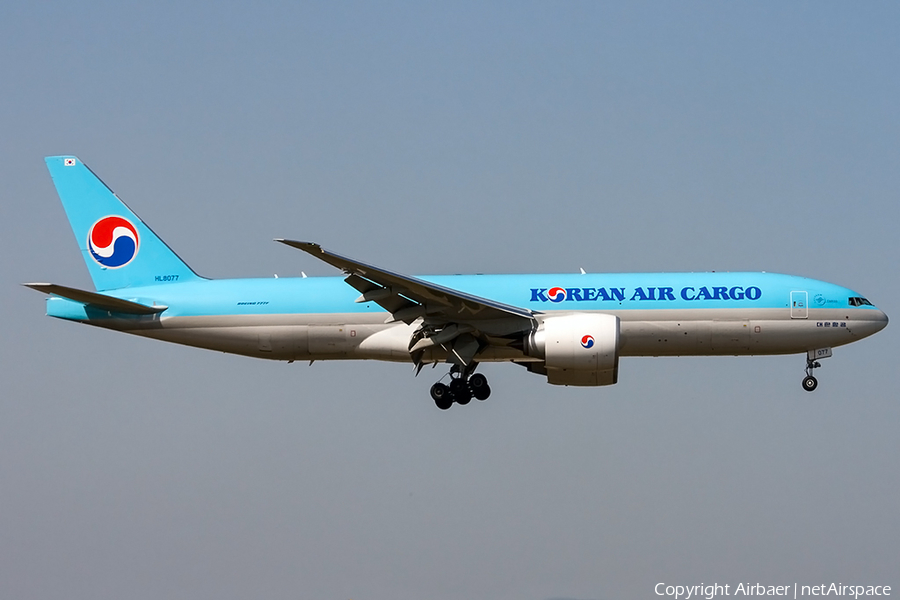 Korean Air Cargo Boeing 777-FB5 (HL8077) | Photo 237697