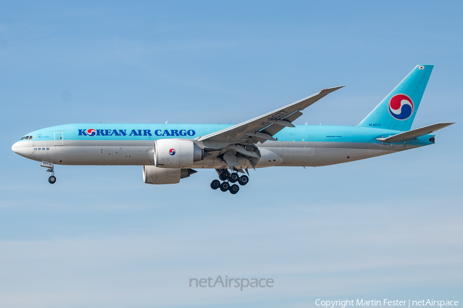 Korean Air Cargo Boeing 777-FB5 (HL8077) | Photo 404115