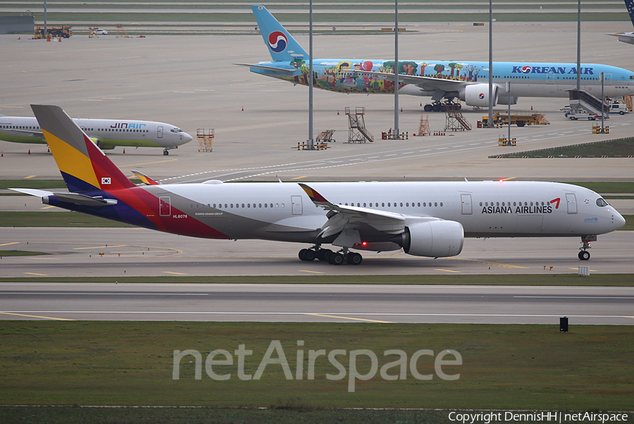 Asiana Airlines Airbus A350-941 (HL8078) | Photo 372454