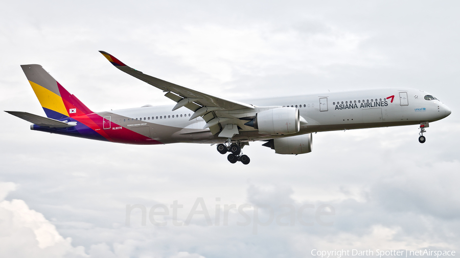 Asiana Airlines Airbus A350-941 (HL8078) | Photo 375248