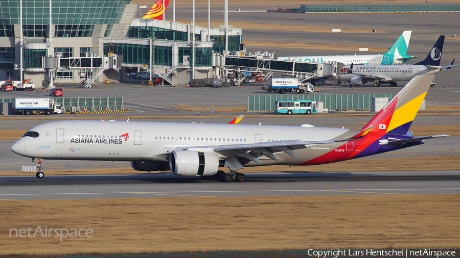 Asiana Airlines Airbus A350-941 (HL8079) | Photo 200096