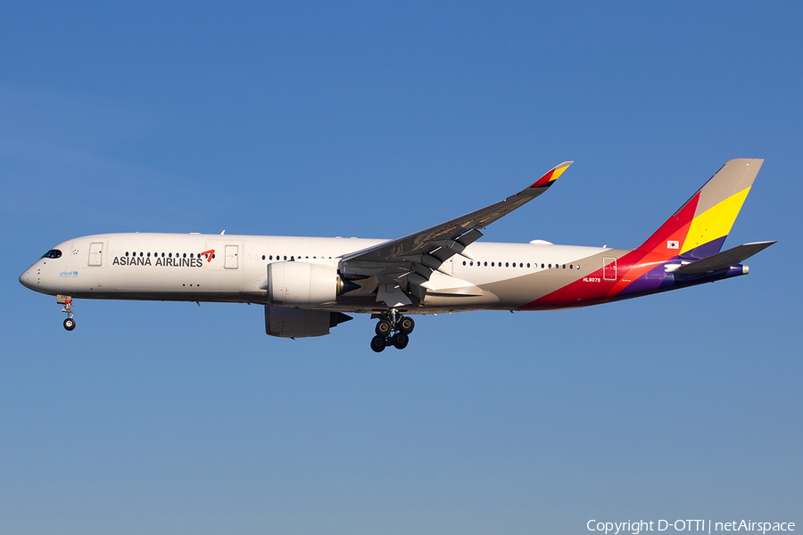 Asiana Airlines Airbus A350-941 (HL8079) | Photo 563839