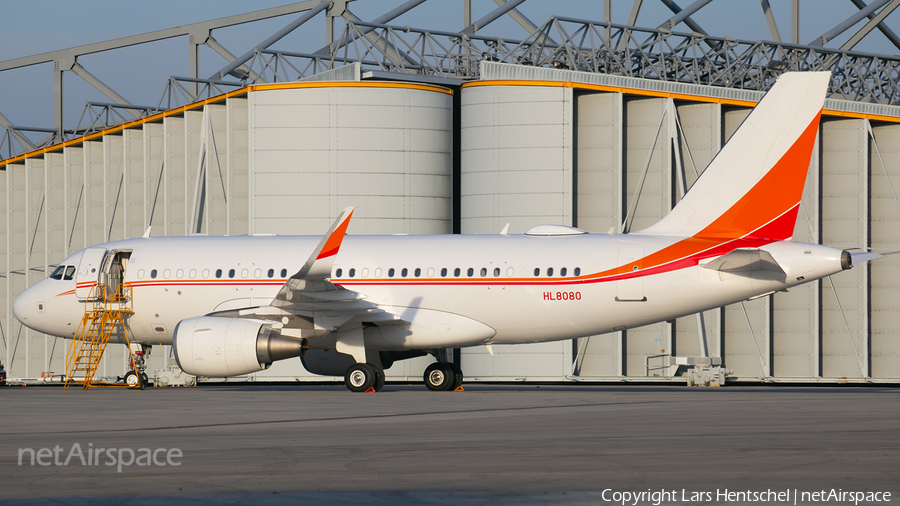 (Private) Airbus A319-115X CJ (HL8080) | Photo 358910